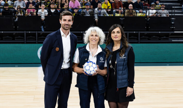 Groupama, Parrain de la rencontre face à Tremblay