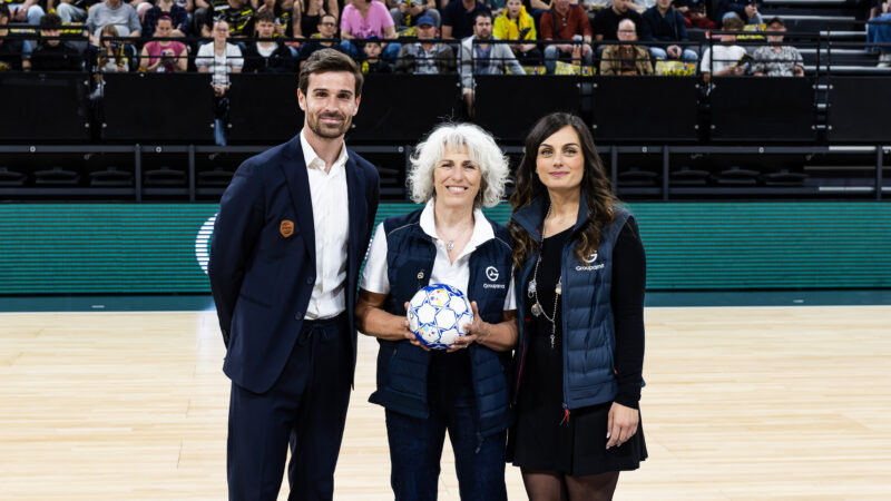 Groupama, Parrain de la rencontre face à Tremblay