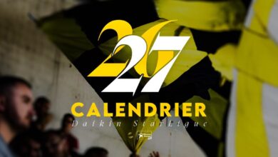 Le calendrier 2026/2027