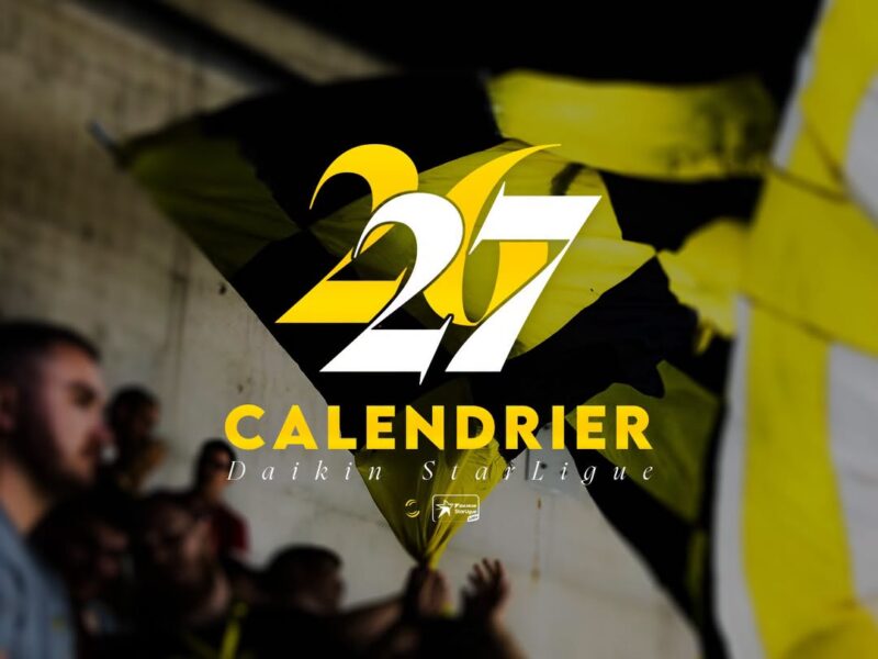 Le calendrier 2026/2027